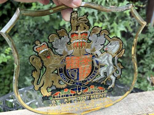 Superb Households & Fancy Goods Bevelled Glass Shield Advertising Shop Sign c1900s