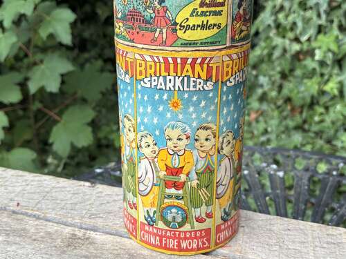 Brilliant Sparklers The China Firework company  Shop Display c1930s