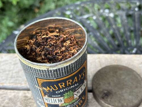 Murray's Northern Ireland Belfast Pineapple Mixture Full Tobacco Tin c1920s