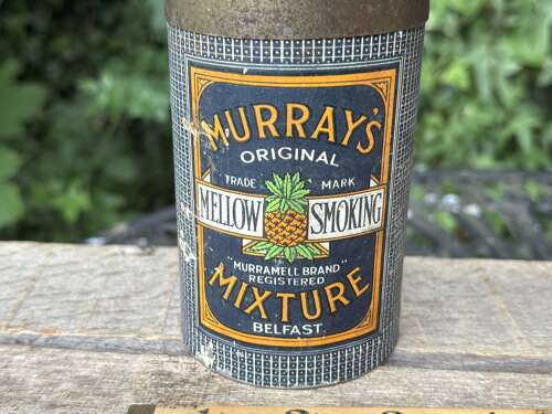 Murray's Northern Ireland Belfast Pineapple Mixture Full Tobacco Tin c1920s