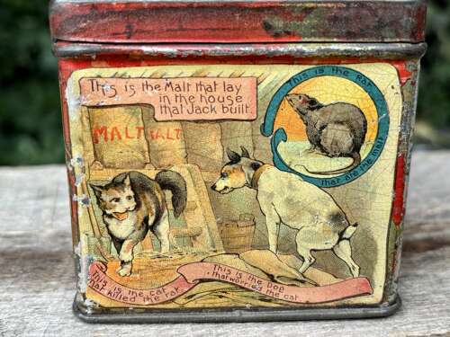 McCall Steven's The House that Jack Built Biscuit Tin c1900s