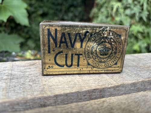 Civil Service supply Navy Cuyt Tobacco Tin c1900s