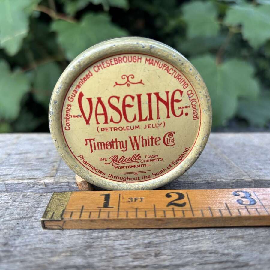 Timothy White Vaseline Ointment The Reliable Chemist Tin c1900s