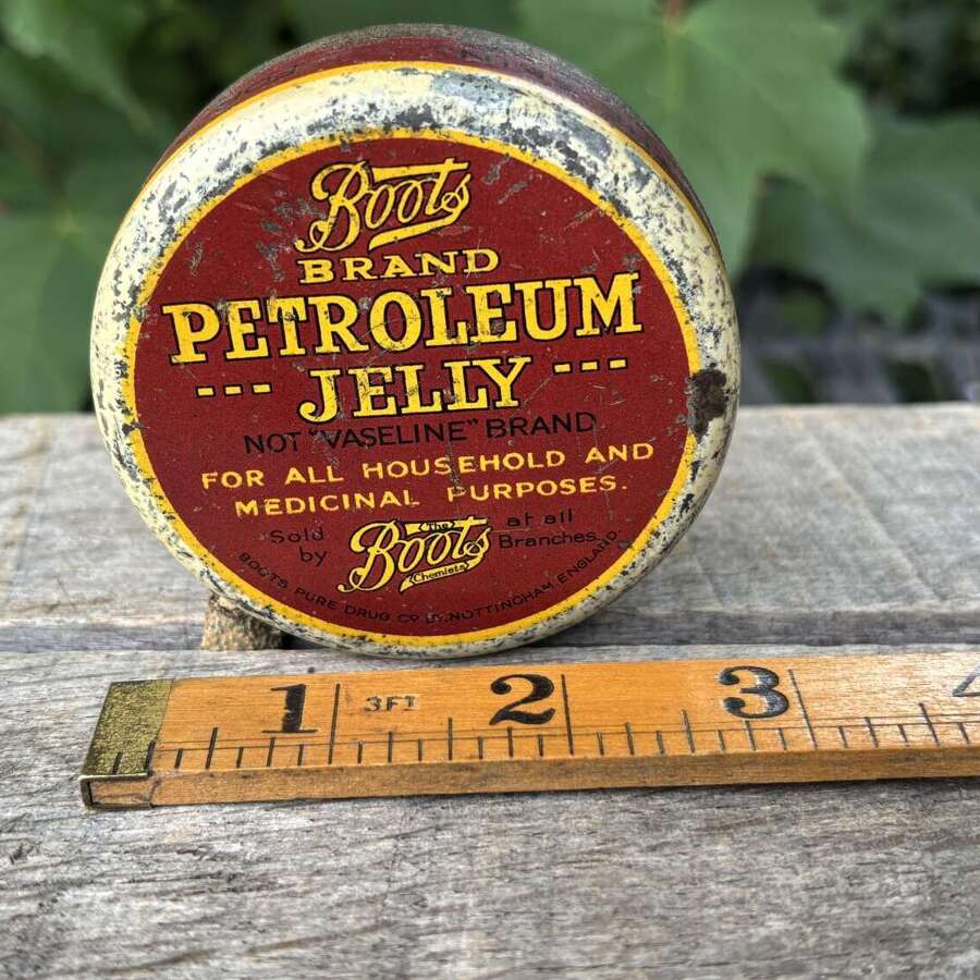 Boots Chemist Petroleum Jelly Ointment Tin c1930s