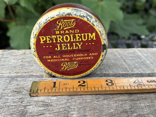 Boots Chemist Petroleum Jelly Ointment Tin c1930s
