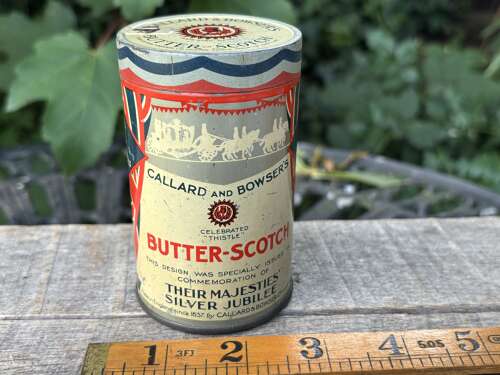 Callard & Bowser King George 5th Royal Silver Jubilee Toffee Tin c1935