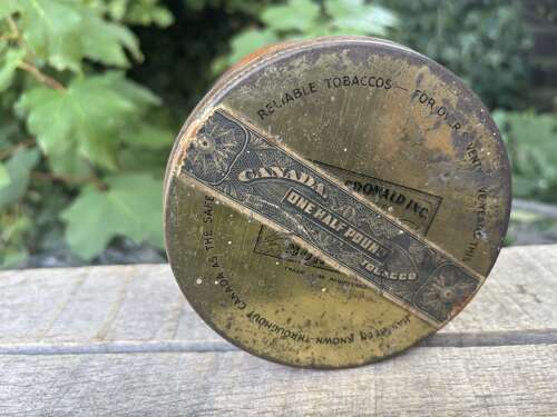 Superb MacDonald's Montreal British Consols Tobacco tin c1920s