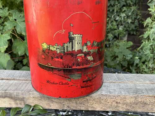 Large Shop Display Lovell's Toffee Shop Advertising Bin Tin c1930s
