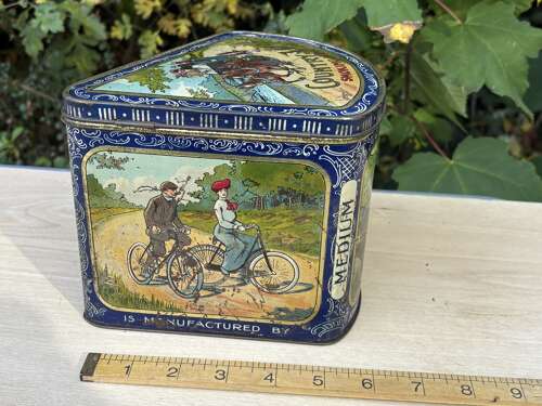Player’s Countrylife Hunting Cycling Fishing Image Tobacco Tin c1910