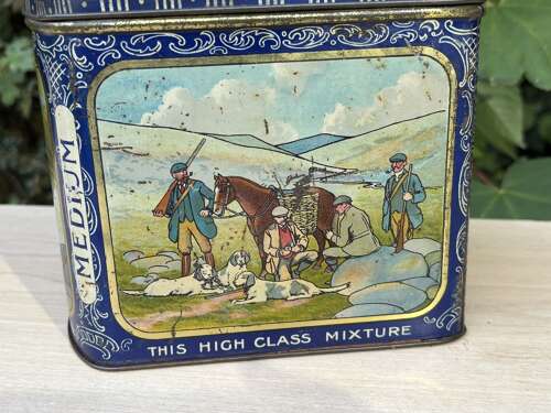 Player’s Countrylife Hunting Cycling Fishing Image Tobacco Tin c1910
