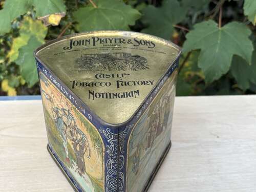 Player’s Countrylife Hunting Cycling Fishing Image Tobacco Tin c1910