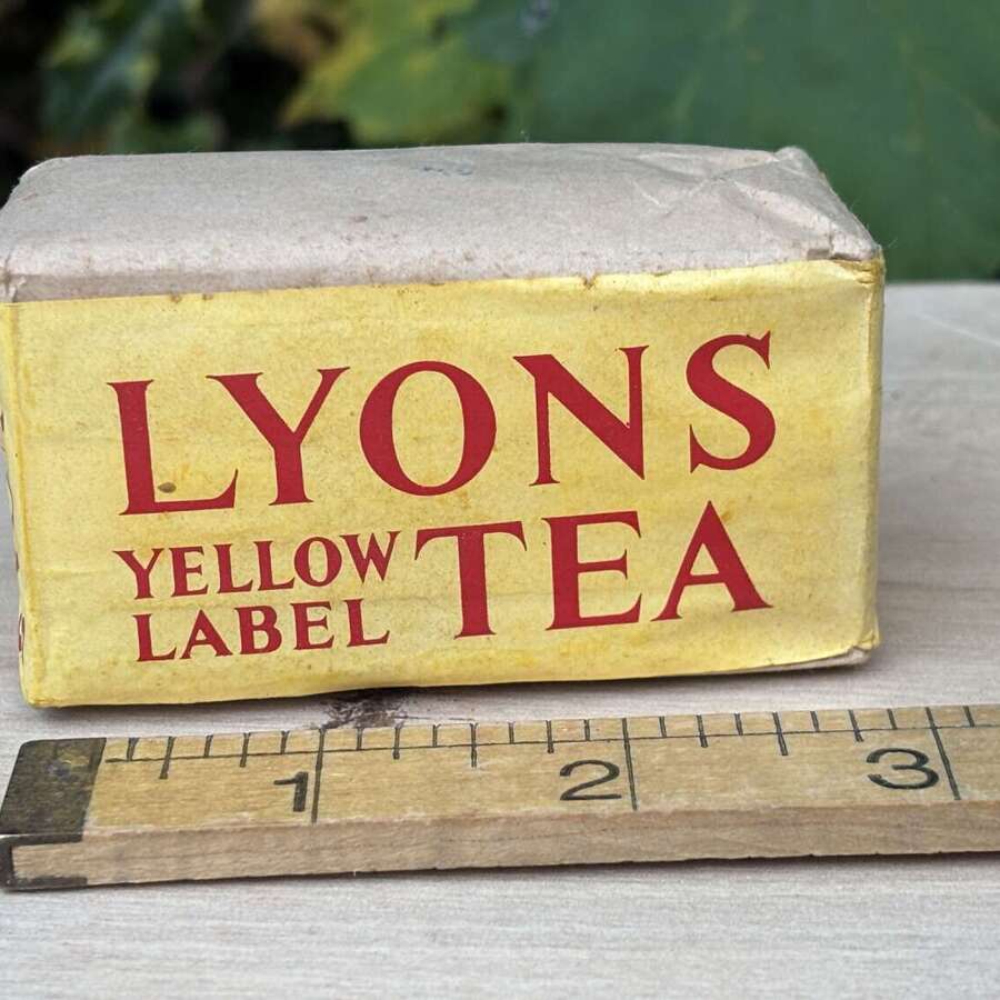 Lyons Small Label Unopened Full Tea Packet / Pack c1930s