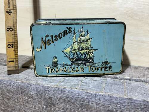 Nelson's HMS Victory Trafalgar Toffee Tin c1920's