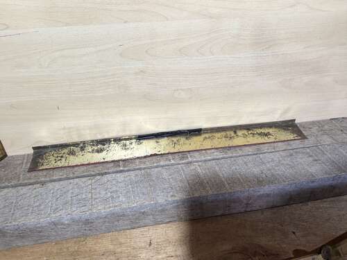Lyons cocoa chocolate Shop advertising Tin Shelf Edge Sign c1920s