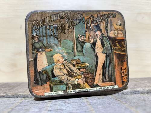 Unusual Gallaher’s Tobacco 4oz Colour Variation Tin c1900s