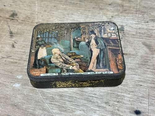 Unusual Gallaher’s Tobacco 4oz Colour Variation Tin c1900s