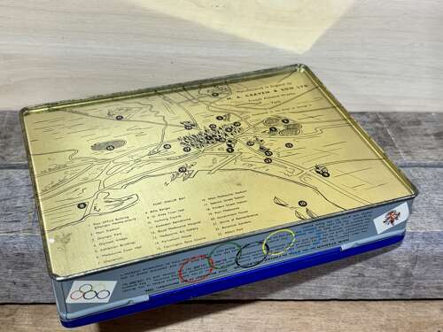 Craven & Sons Melbourne Olympic Biscuit Tin c1954