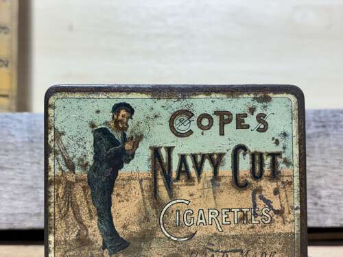 Cope’s Navy Cut Sailor Image 50 Cigarette Tin c1900s