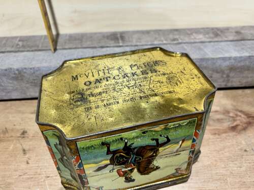 Superb McVitie & Price Military Soldier War Image Biscuit Tin c1890s