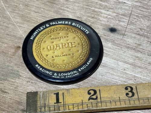 Huntley & Palmers Marie Biscuit Advertising Palm Mirror c1930s