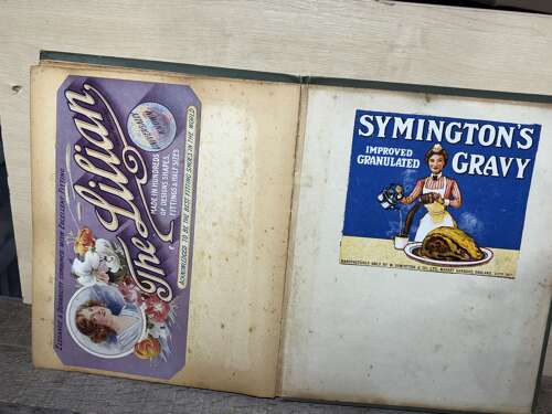 Victorian/ Edwardian Children's Advertising Scrap Album & Short Video