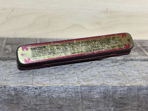 Iosonit Needham Veall Sheffield Straight Razor barber Shop Tin c1900s