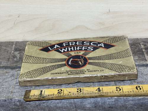 CWS La Fresca Whiffs Cigarette Cigar Box c1930s