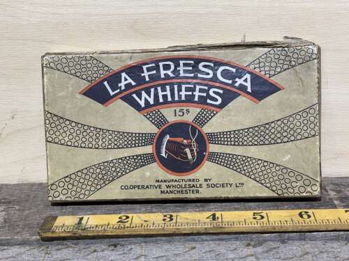 CWS La Fresca Whiffs Cigarette Cigar Box c1930s