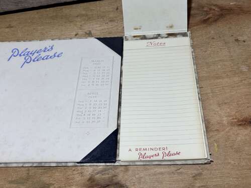Player's Cigarette & Tobacco Desk Top Advertising Pad c1935
