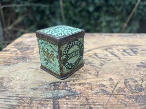Rowntree's Chocolate Biscuit Sample Tin c1900s