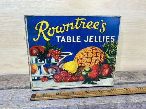 Superb Large Rowntree's Jelly Shop Display Advertising Box / Packet c1930s