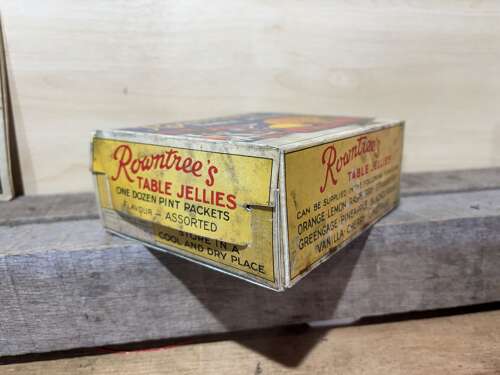 Superb Large Rowntree's Jelly Shop Display Advertising Box / Packet c1930s