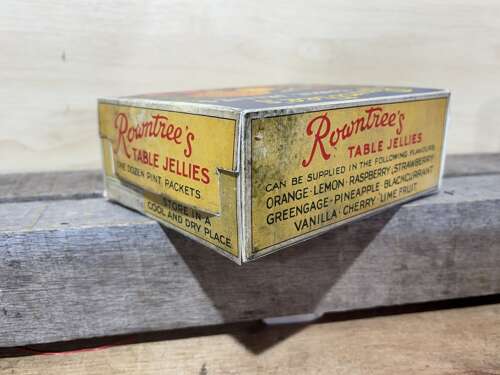Superb Large Rowntree's Jelly Shop Display Advertising Box / Packet c1930s
