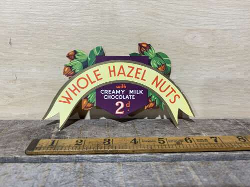 Rowntree's Pastilles Cadbury's Whole Milk Chocolate Card & Paper Ephemera Signs c1930s
