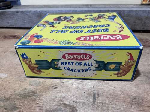 Barratt's Animal Christmas Crackers Box c1950-60s