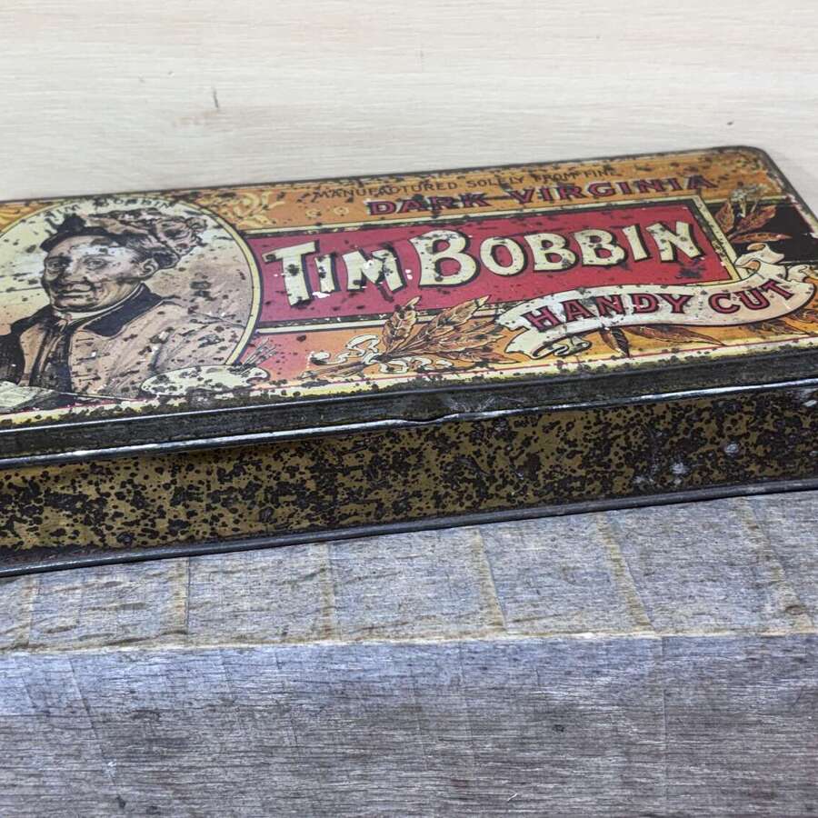 Tim Bobbins 1lb Handy Cut Tobacco Tin c1900s