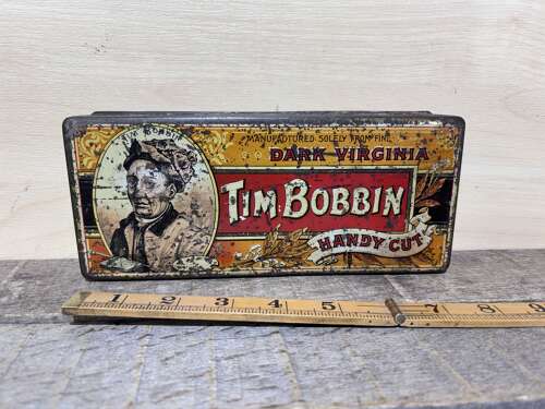 Tim Bobbins 1lb Handy Cut Tobacco Tin c1900s