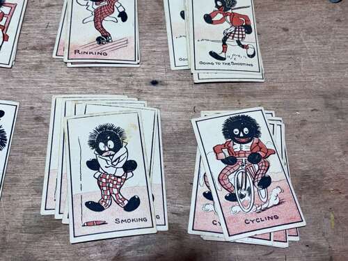 Superb The Frolicsome Gollywog Children's Snap Card Game c1915