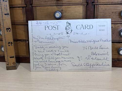 Early Santa Claus & Children Christmas Post Card Ephemera c1900s
