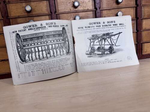 Gowar Manure Drills Farm Advertising Booklet Ephemera c1900s