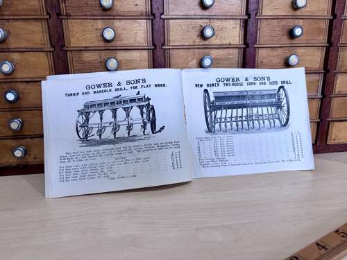 Gowar Manure Drills Farm Advertising Booklet Ephemera c1900s