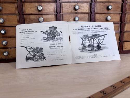 Gowar Manure Drills Farm Advertising Booklet Ephemera c1900s