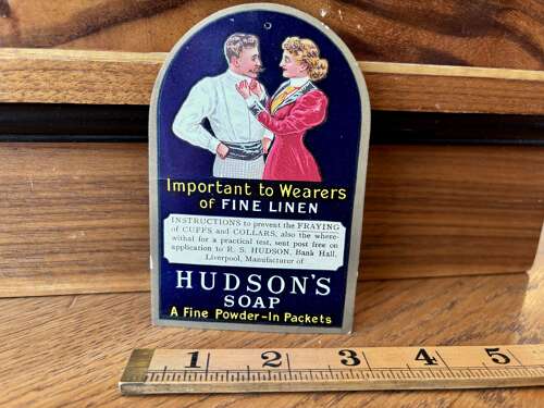 Hudson's Soap Advertising Trade Card c1900s