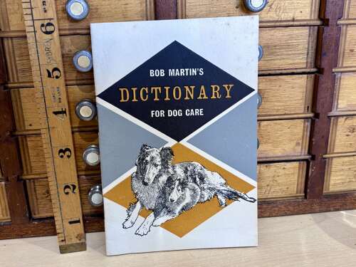 Bob Martin's Dog Pet Dictionary Advertising Booklet c1950s