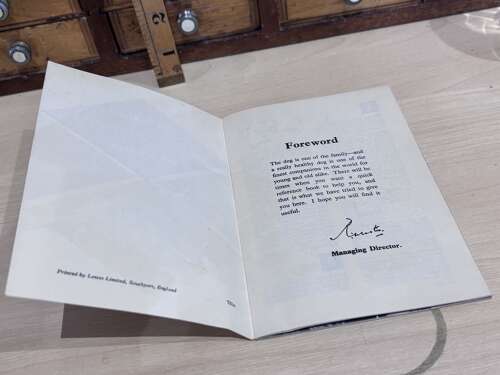 Bob Martin's Dog Pet Dictionary Advertising Booklet c1950s