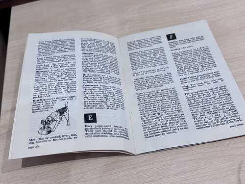 Bob Martin's Dog Pet Dictionary Advertising Booklet c1950s