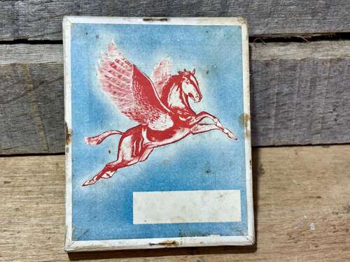 Mobil Gas Petrol Oil Motor Car Advertising Palm Puzzle Novelty c1930s