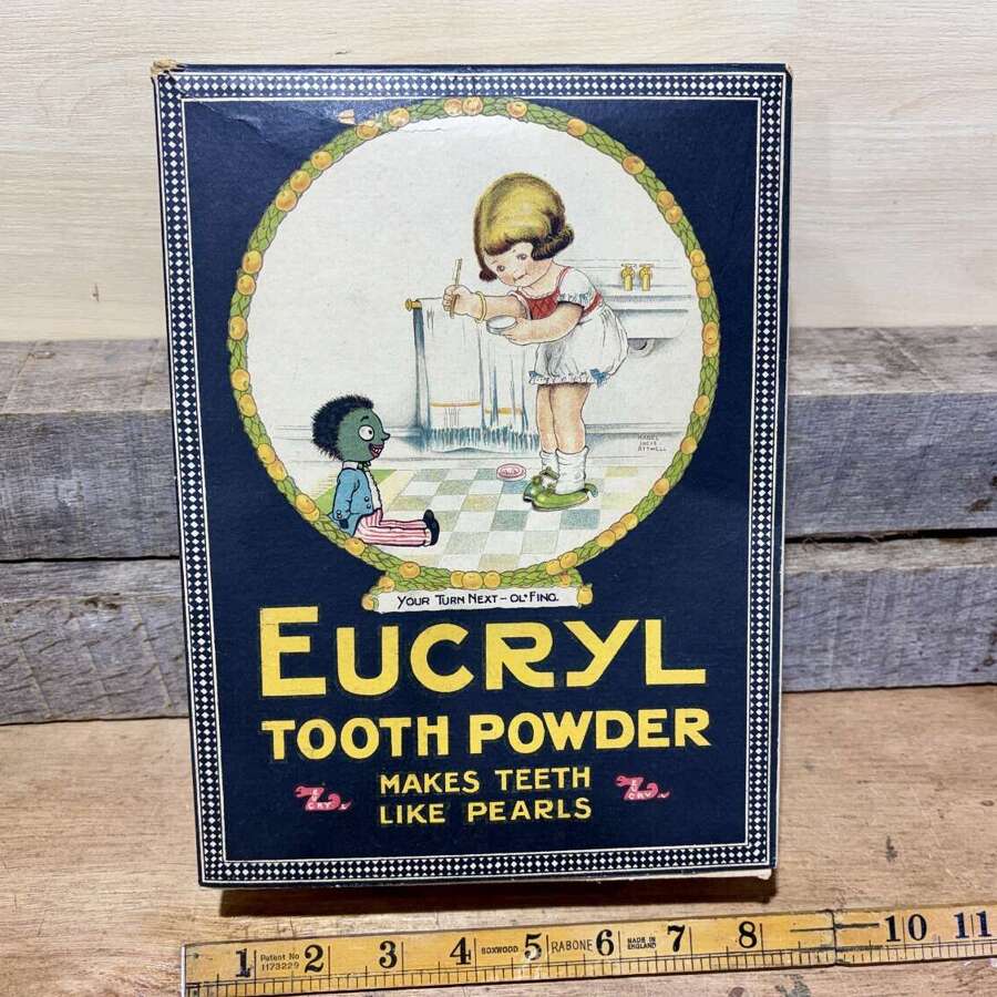 Mabel Lucie Attwell Golly Eucryl Tooth Powder Advertising Box c1920s