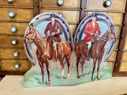 Alkit Cambridge Riding Gear Horse Advertising Trade Card Ephemera c1900