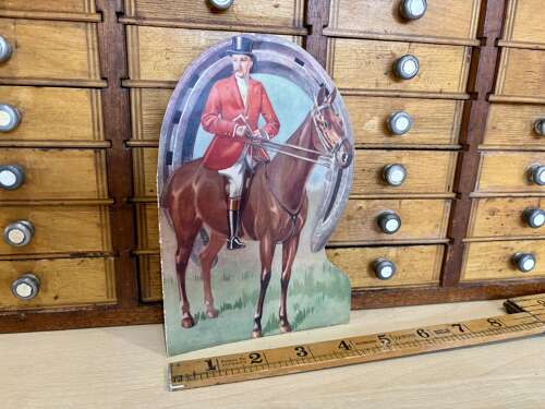 Alkit Cambridge Riding Gear Horse Advertising Trade Card Ephemera c1900